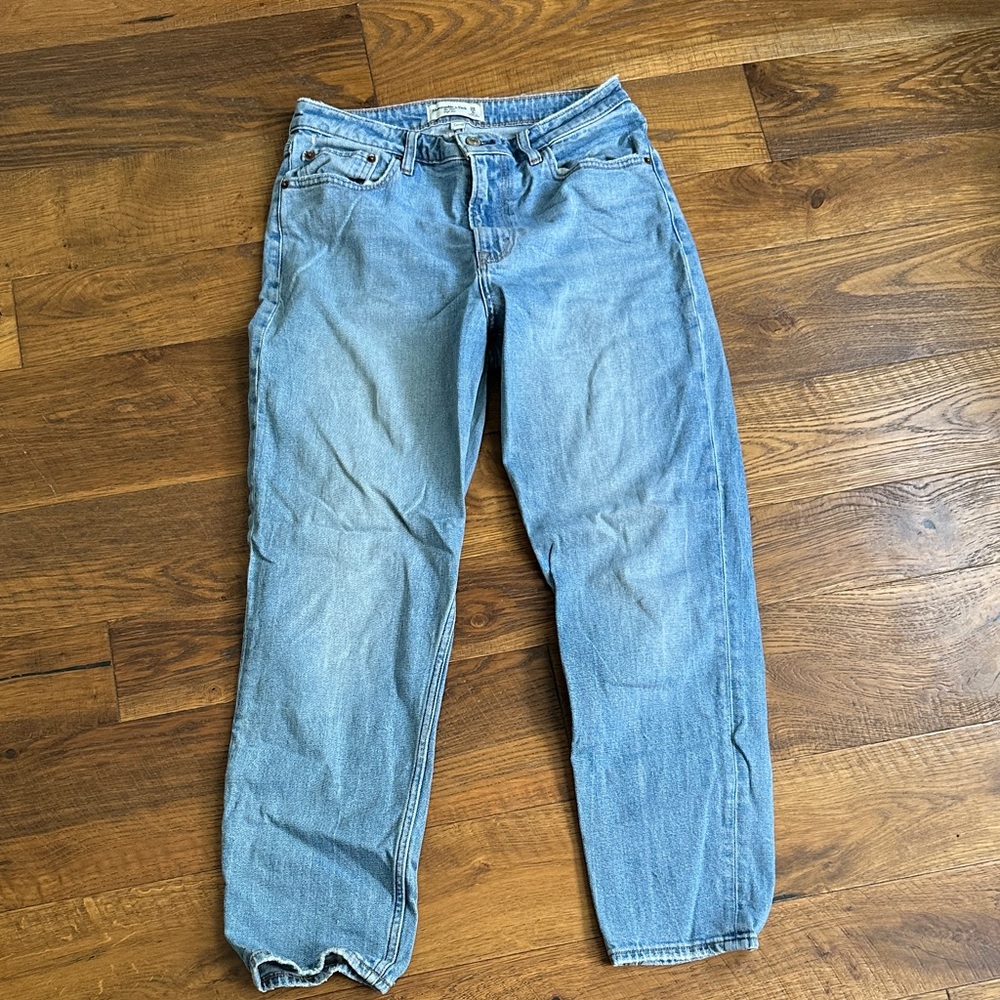 Abercrombie & Fitch Light Blue High Rise Jeans